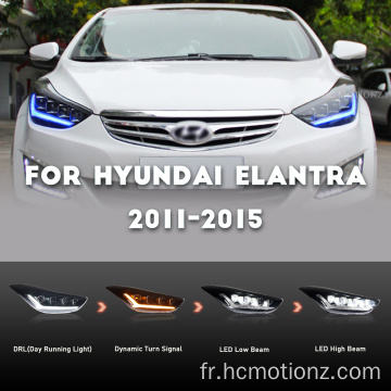 Lampes avant HCMotionz 2011-2015 Hyundai Elantra